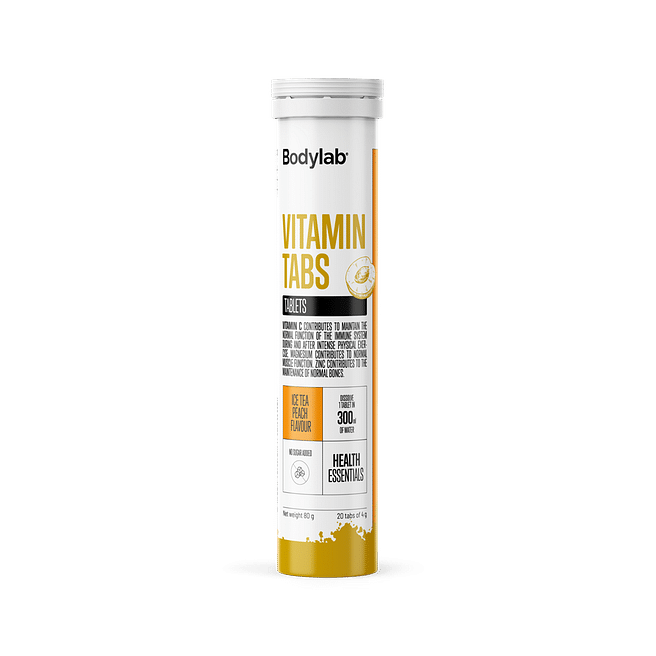 Bodylab Vitamin Tabs  20stk    Ice Tea Peach