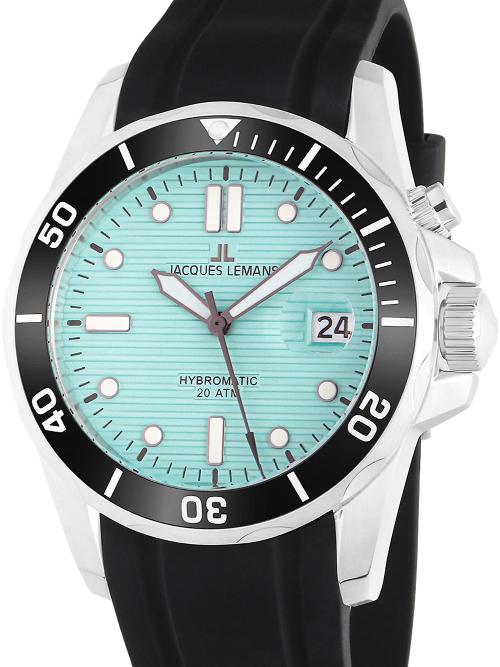 Jacques Lemans 1 2170c Herreur Hybromatic Diver