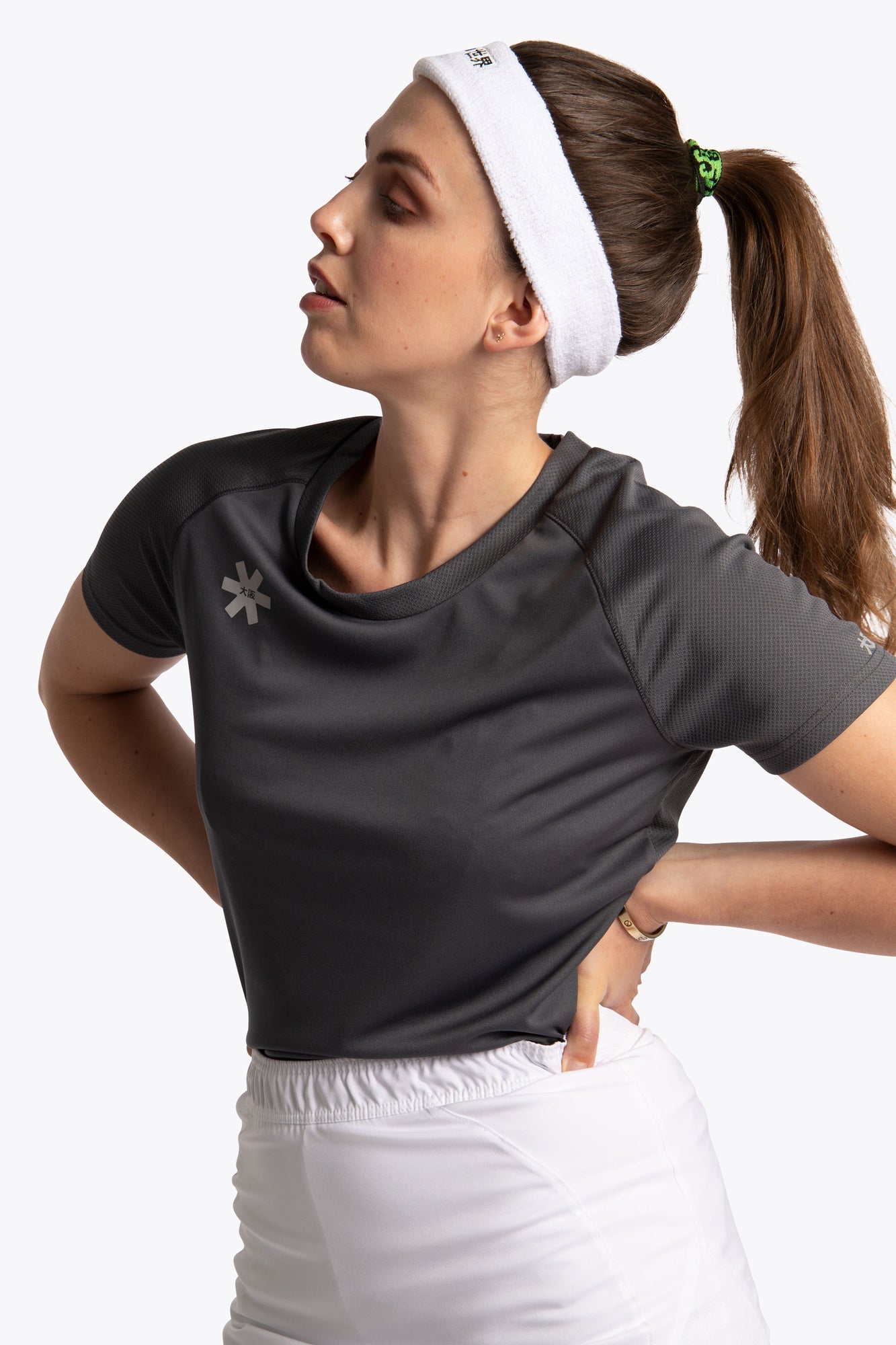 Osaka Women S Training Tee  Dark Grey    S