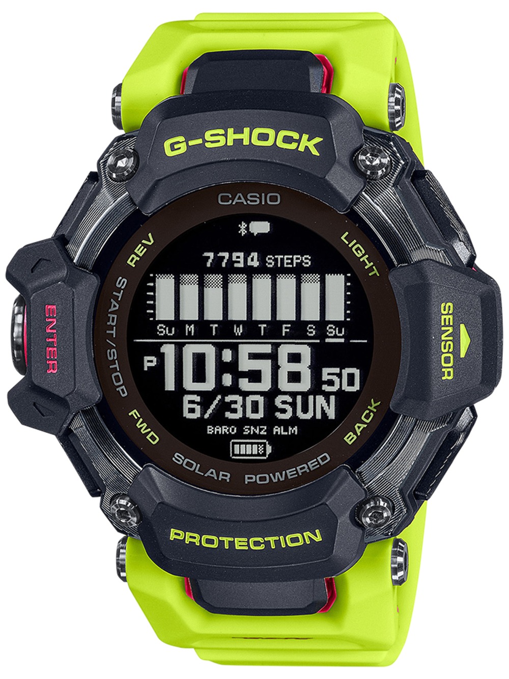 Casio Gbd H2000 1a9er Herreur G Shock G Squad
