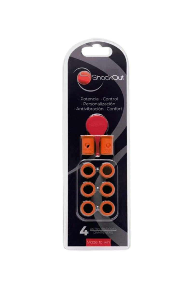 Shockout   Padel Dampers   Orange   Skadetilbehør
