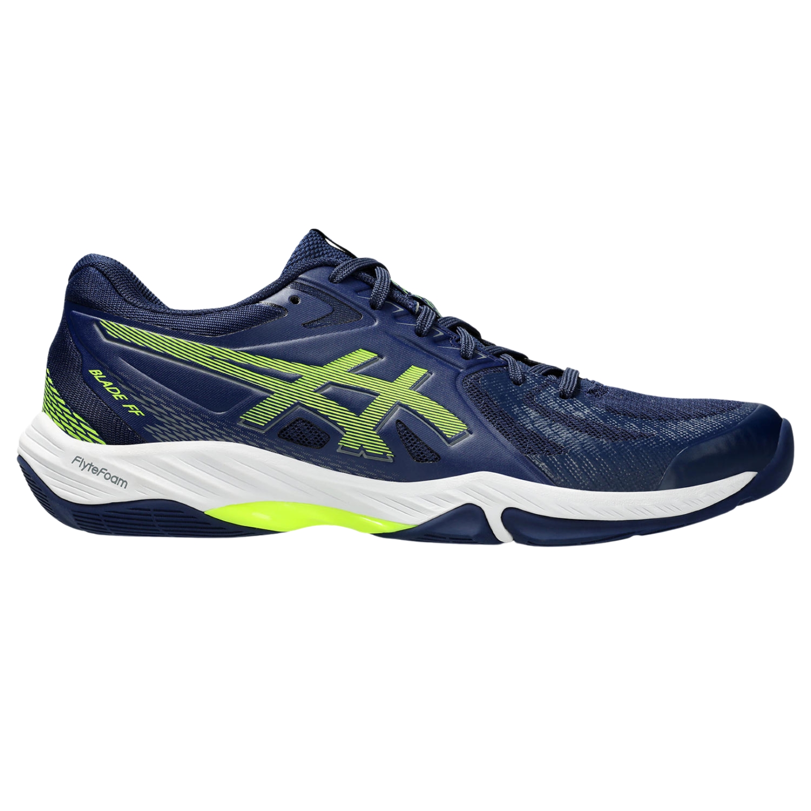 Asics Blade Ff Blue Expanse Safety Yellow   Old