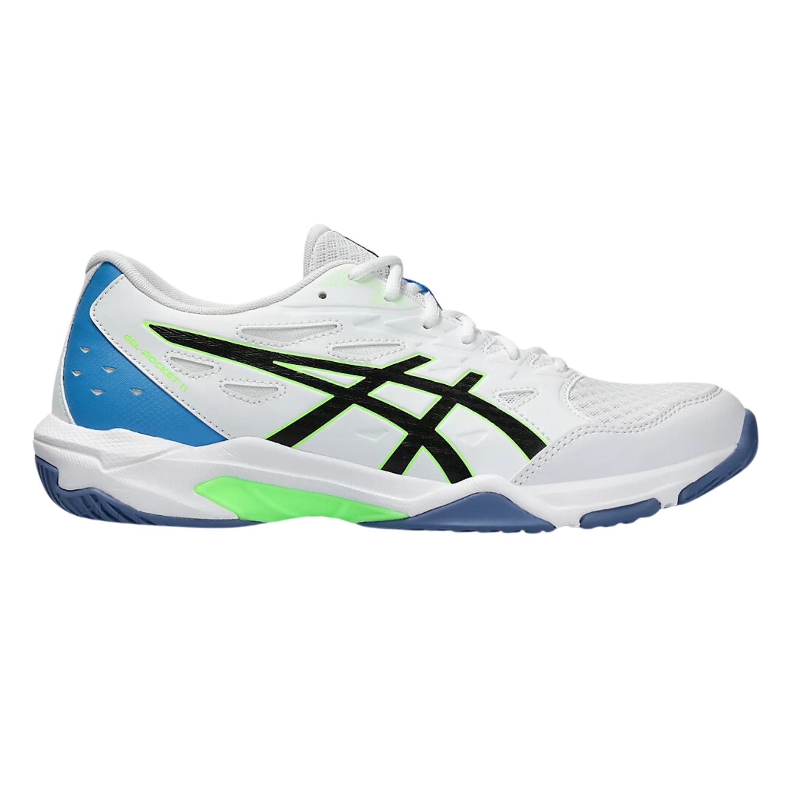Asics Gel Rocket 11 White Lime Burst   Old