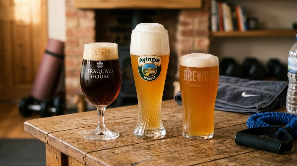 Professional still life product photography of three differe